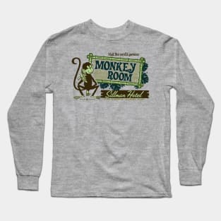 World Famous Monkey Room Vintage Spokane Washington Long Sleeve T-Shirt